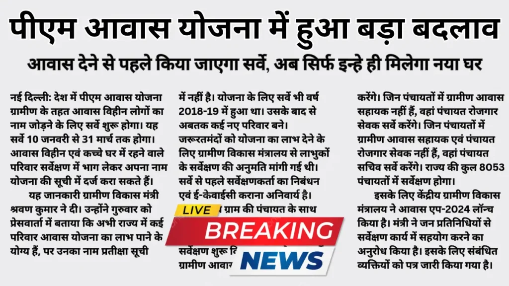 PM Awas Yojana 2025